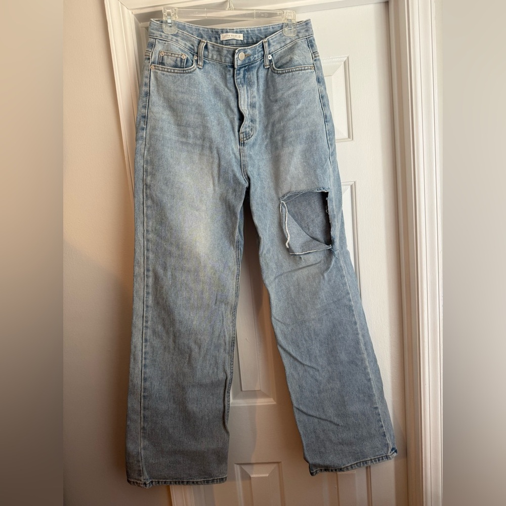 12th Tribe Brooklyn Slashed Jeans
